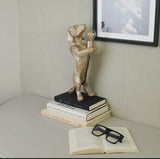 Lámpara Perro Dorado