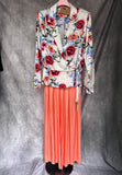 Blusa flores blanca