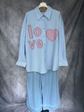Camisa rayas LOVE
