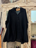 Camisa oversize negro
