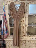 Vestido camel