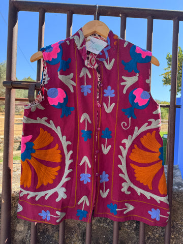 Chaleco Suzani