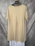 Camiseta Maxi beige
