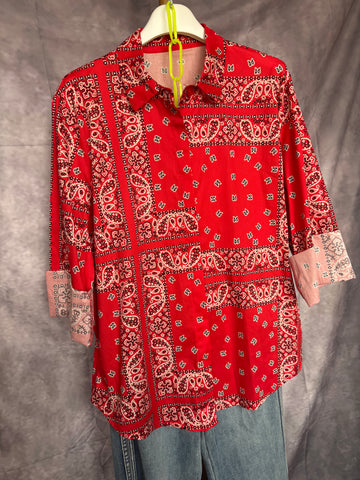 Camisa bandana roja