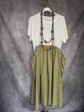 Collar largo caucho