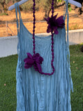 Vestido Aura turquesa