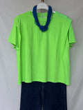 Camiseta verde flúor