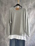 Sudadera gris