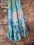 Vestido largo seda