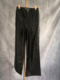 Pantalón polipiel negro