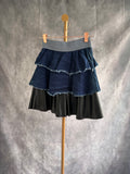 Minifalda volantes