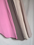 Camiseta asimétrica rosa