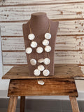 Collar perlas redondas