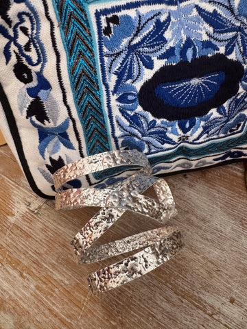Brazalete Acero Plateado
