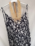Vestido flores azul