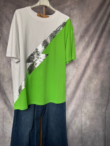 Camiseta Rayo verde