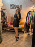 Vestido globo negro