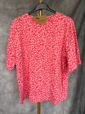 Camiseta print rosa