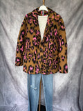 Cazadora animal print fucsia