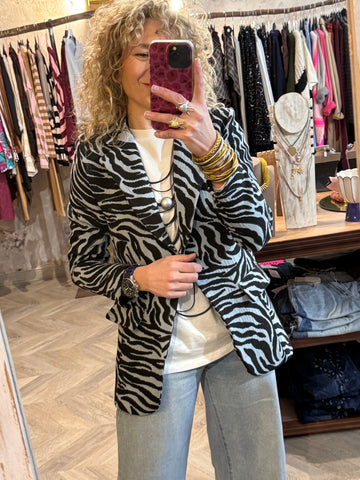 Americana cebra azul