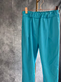 Pantalón polipiel turquesa