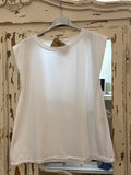 Camiseta hombros blanca