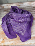 Pañuelo algodón morado