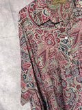 Camisa lino estampada