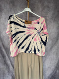 Camiseta punto Tie dye azul