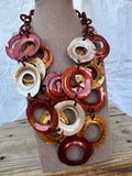 Collar resina teja