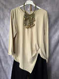 Camiseta beige