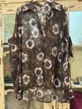 Camisa oversize estampada