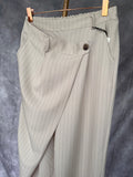 Pantalón pareo rayas beige
