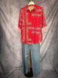 Camisa bandana roja