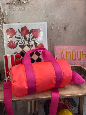 Bolso nylon neón