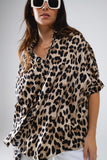 Camisa oversize animal print