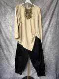 Camiseta beige