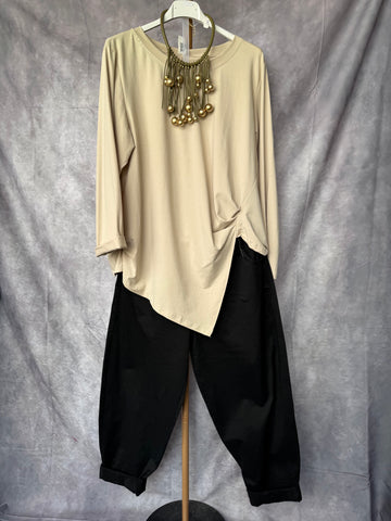 Camiseta beige