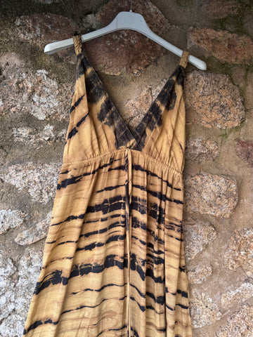 Vestido largo seda