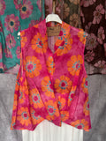 Camisa sin mangas fucsia