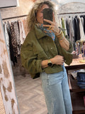 Cazadora  corta kaki