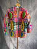 Kimono Cuadros Bordado
