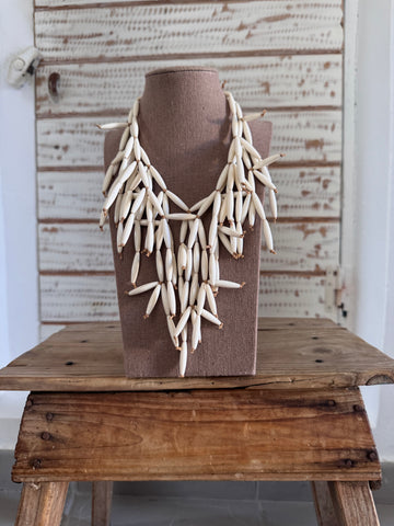Collar resina blanco