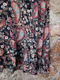 Vestido largo seda
