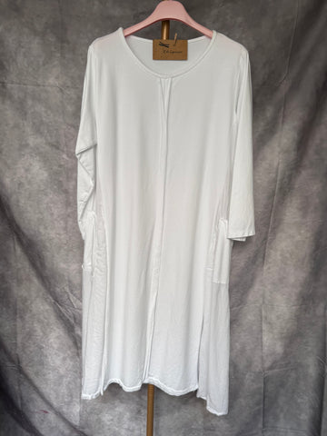 Camiseta larga / Vestido blanco