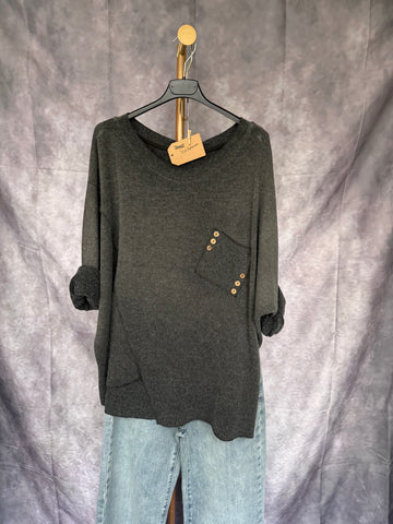 Jersey Bolsillo gris