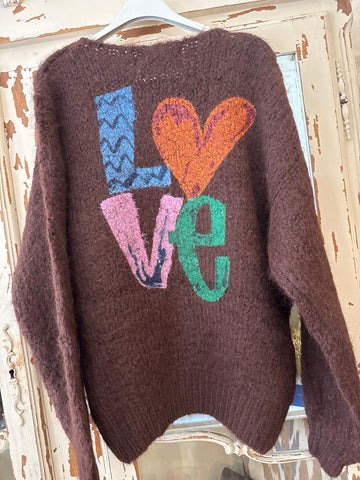 Jersey Love marrón