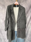 Chaqueta gris algodón