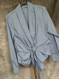 Camisa azul rayas