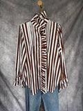 Camisa rayas marrones